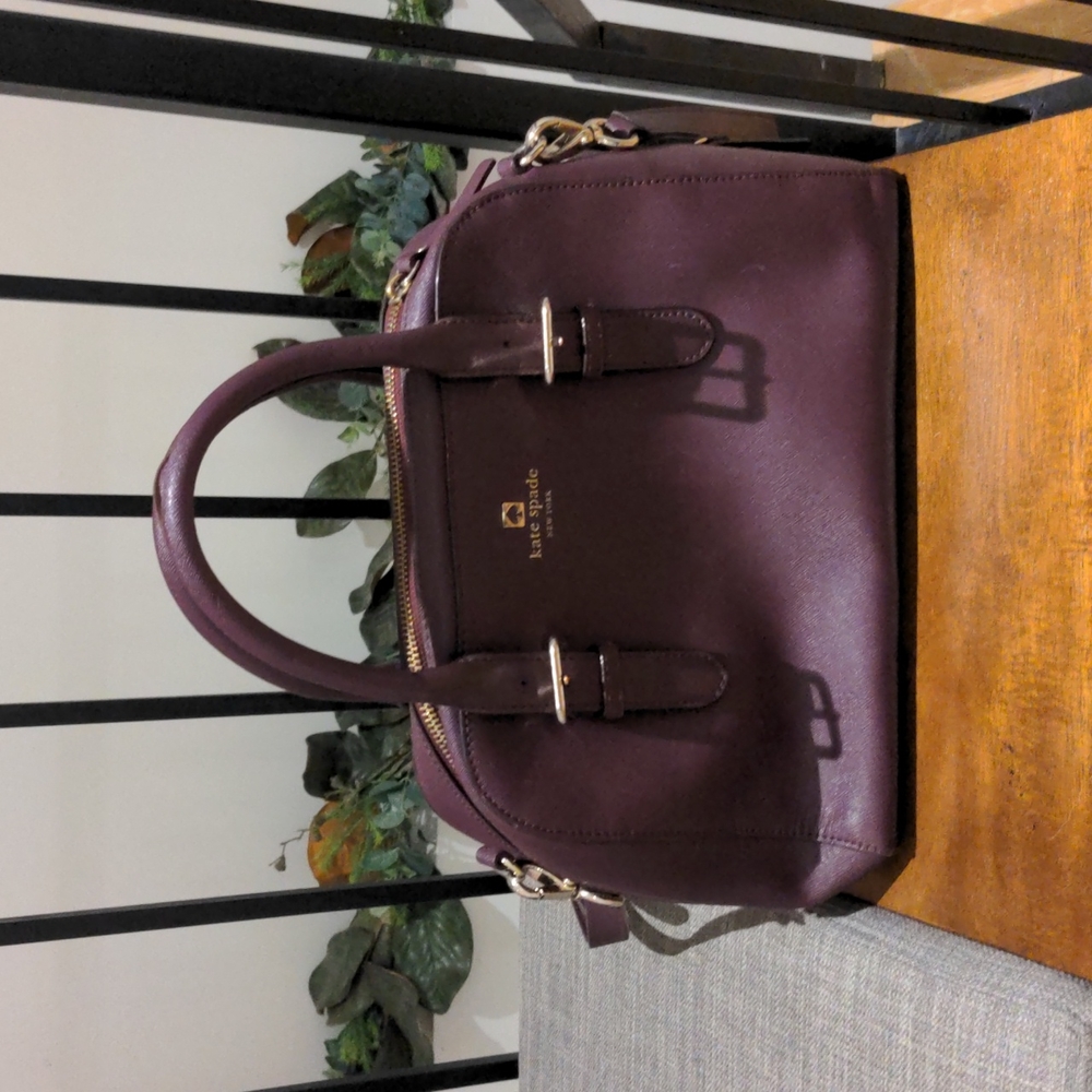 Purple Kate Spade bag
